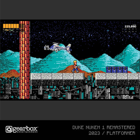 #33 Duke Nukem Collection 1 - Evercade Cartridge
