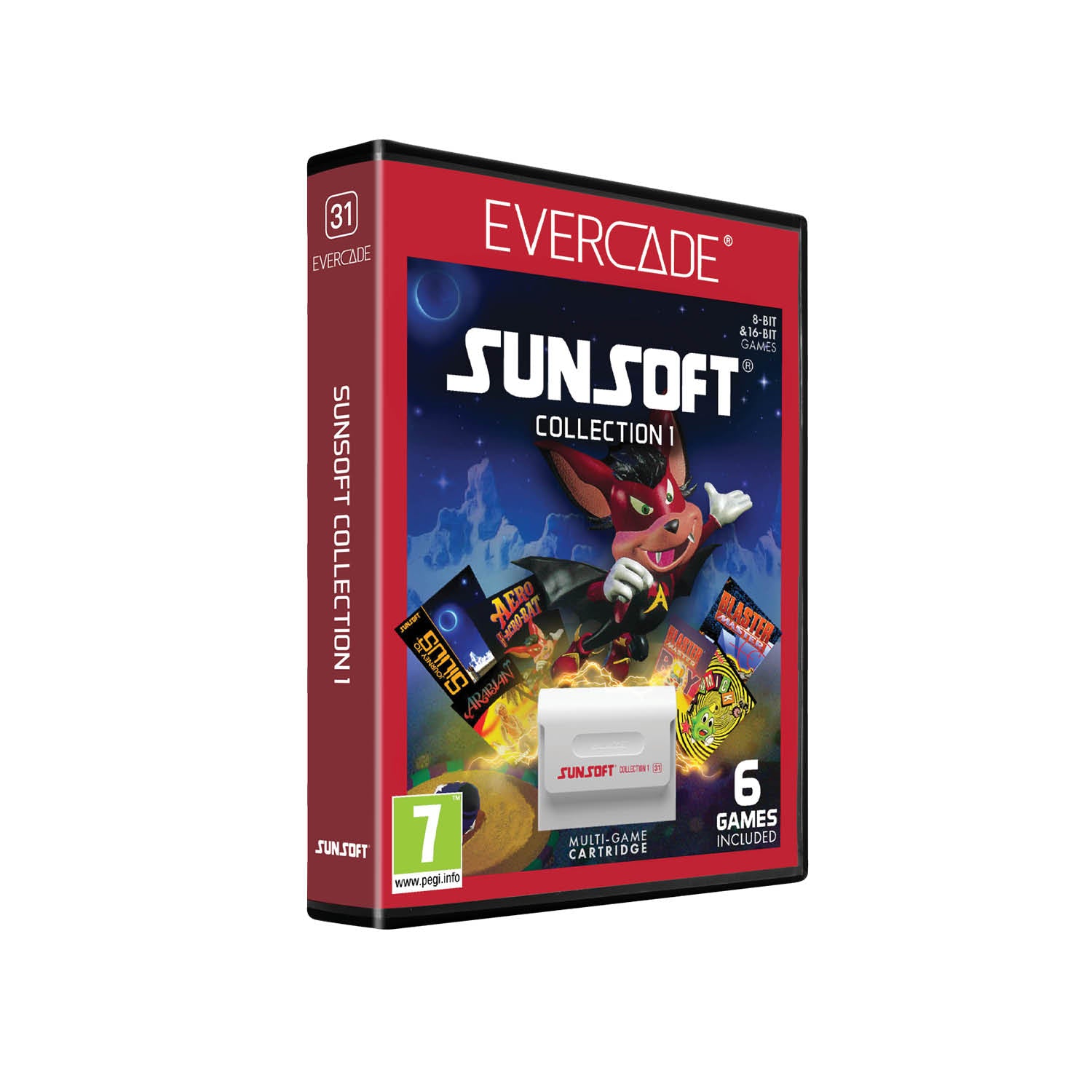 #31 Sunsoft Collection 1 - Evercade Cartridge
