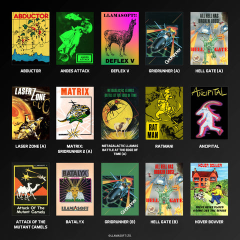 #10 The Llamasoft Collection - Evercade Cartridge