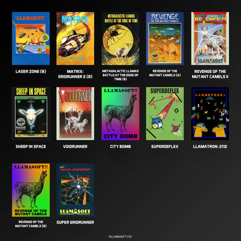#10 The Llamasoft Collection - Evercade Cartridge