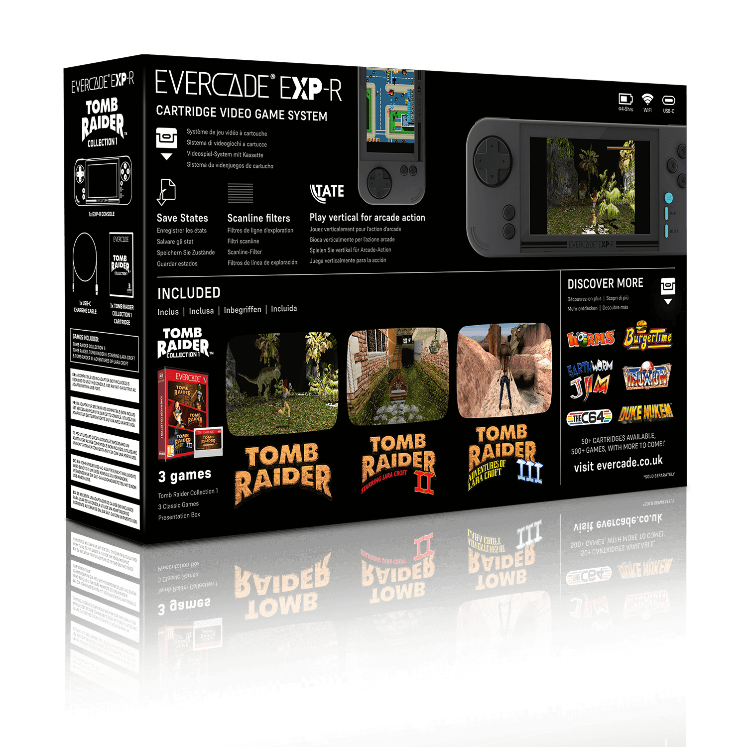 Evercade EXP-R and Tate Grip Bundle