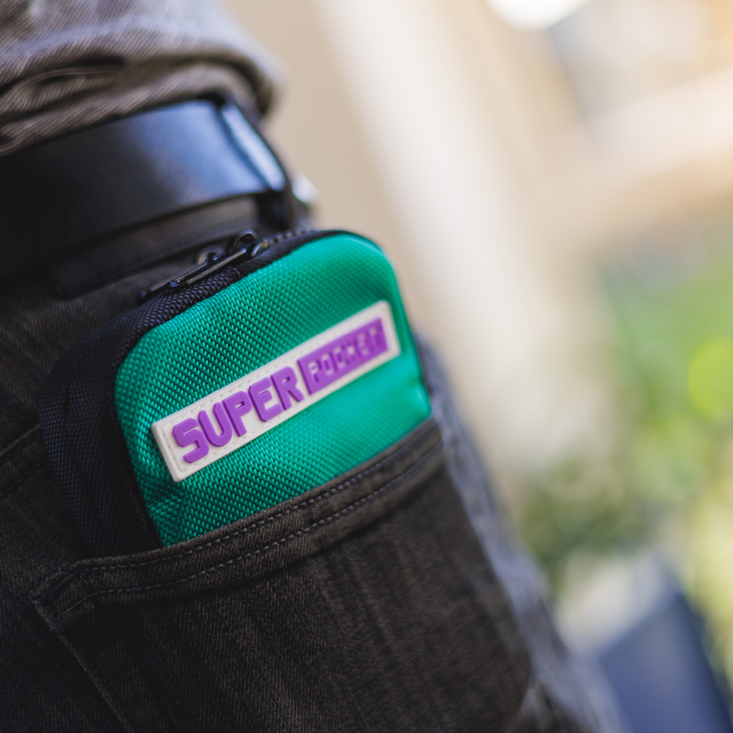 Super Pocket Case Green/Black