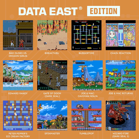 HyperMegaTech! Data East  Super Pocket Case Bundle