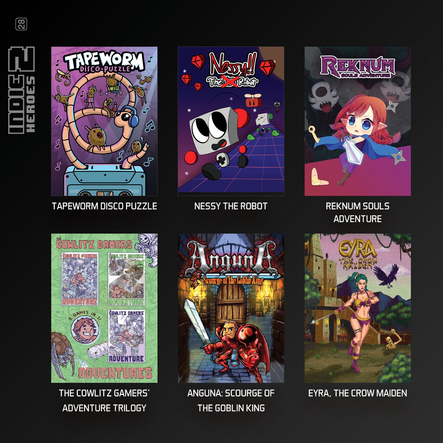 #28 Indie Heroes Collection 2 - Evercade Cartridge