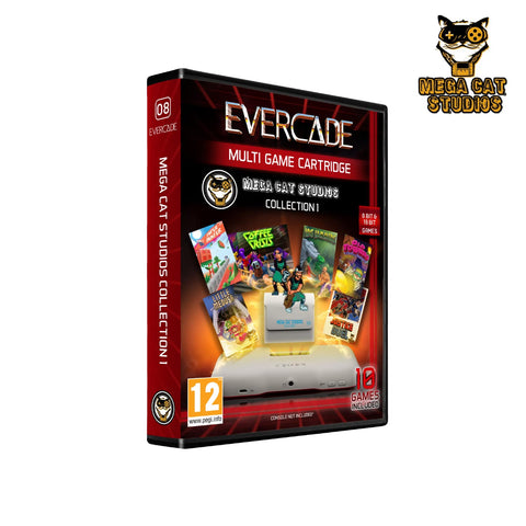 mega cat studios collection 1 evercade - front of box
