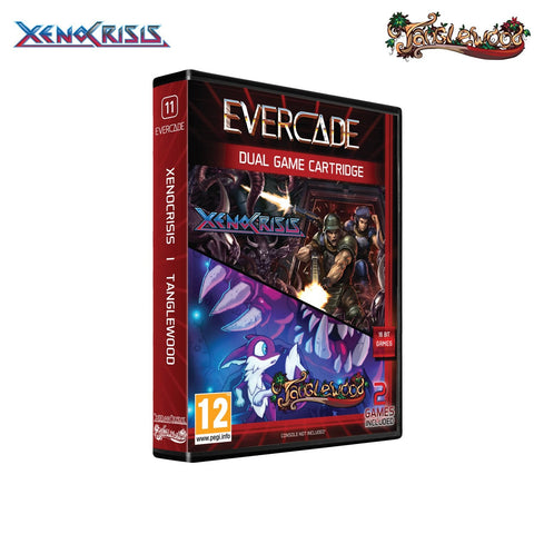 #11 Xeno Crisis & Tanglewood Dual Game - Evercade Cartridge