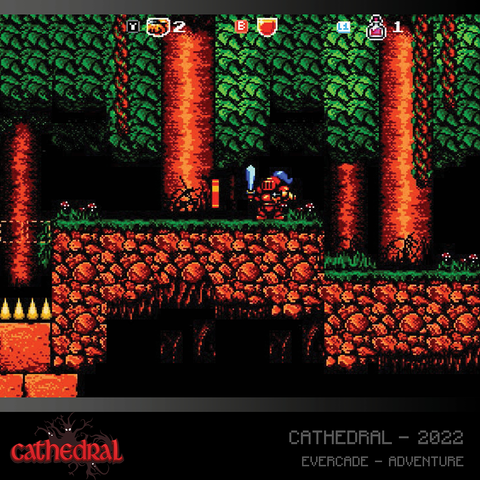 #27 Alwa’s Awakening/Cathedral Dual Cartridge – Evercade Cartridge