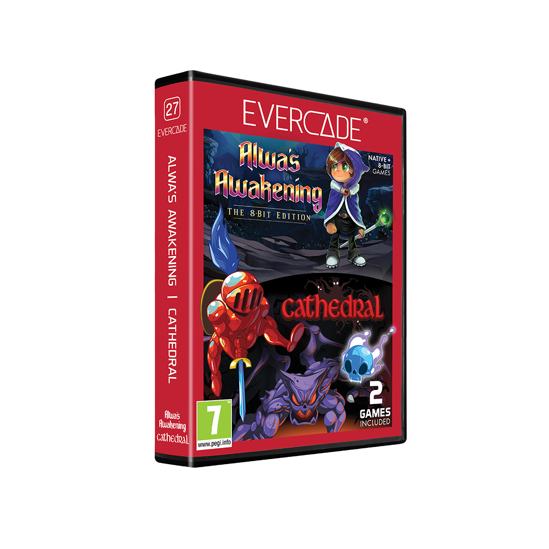 #27 Alwa’s Awakening/Cathedral Dual Cartridge – Evercade Cartridge