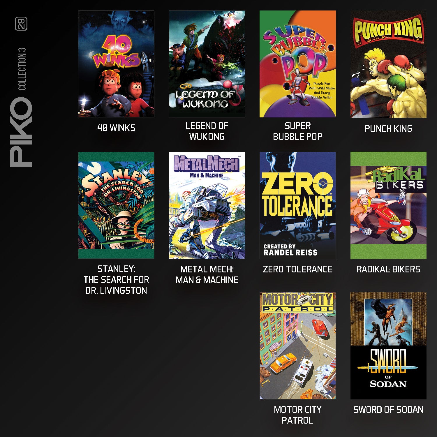 #29 Piko Interactive Collection 3 - Evercade Cartridge