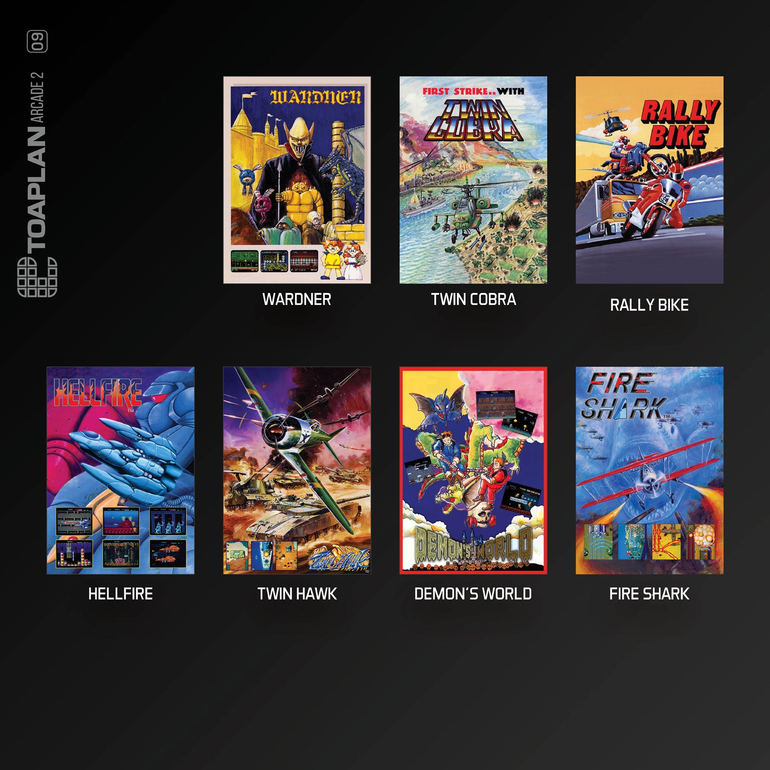 #09 Toaplan Arcade Collection 2 - Evercade Cartridge