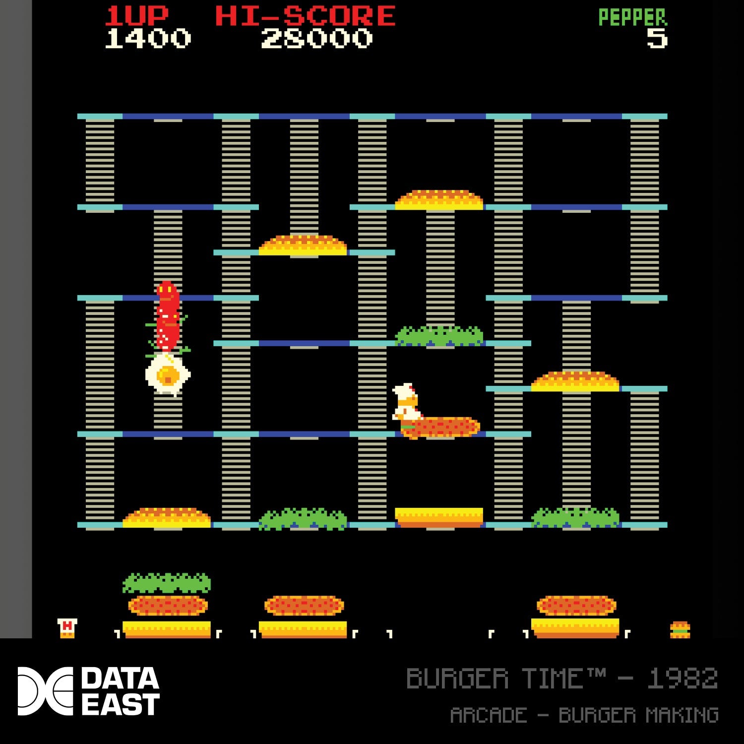 #02 Data East Arcade 1 - Evercade Cartridge