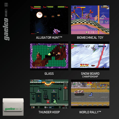 #03 Gaelco Arcade 1 - Evercade Cartridge