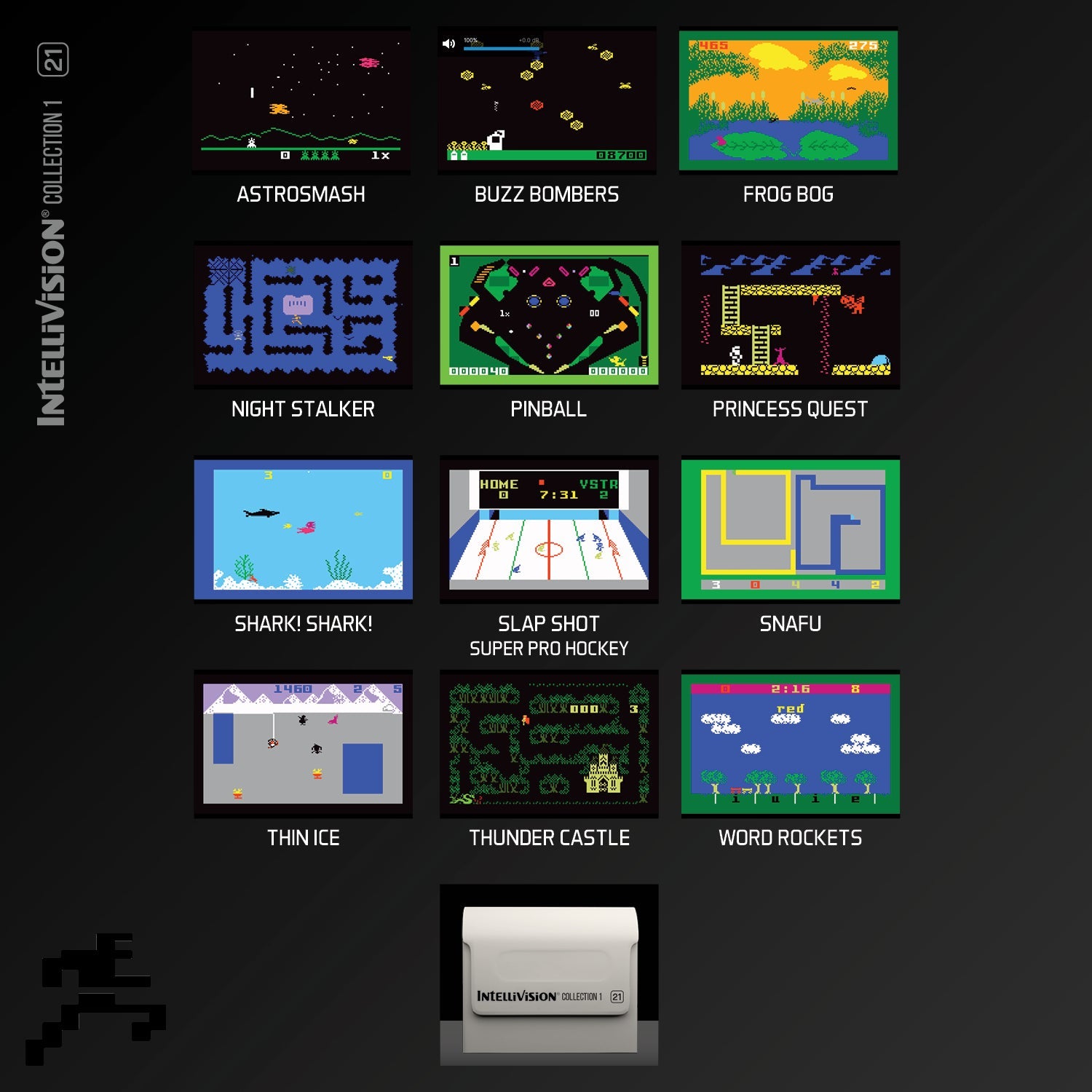 #21 Intellivision Collection 1 - Evercade Cartridge