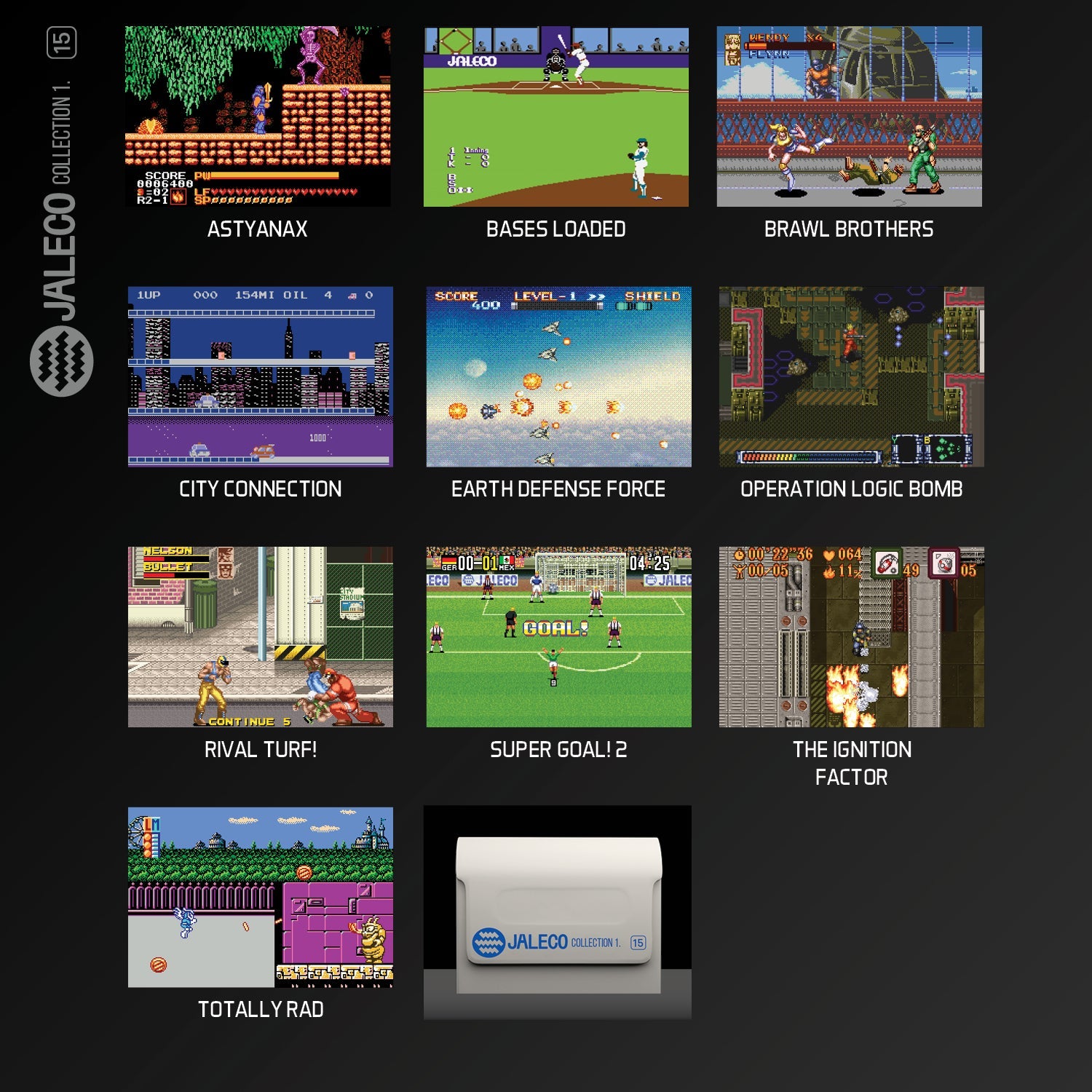 #15 Jaleco Collection 1 - Evercade Cartridge