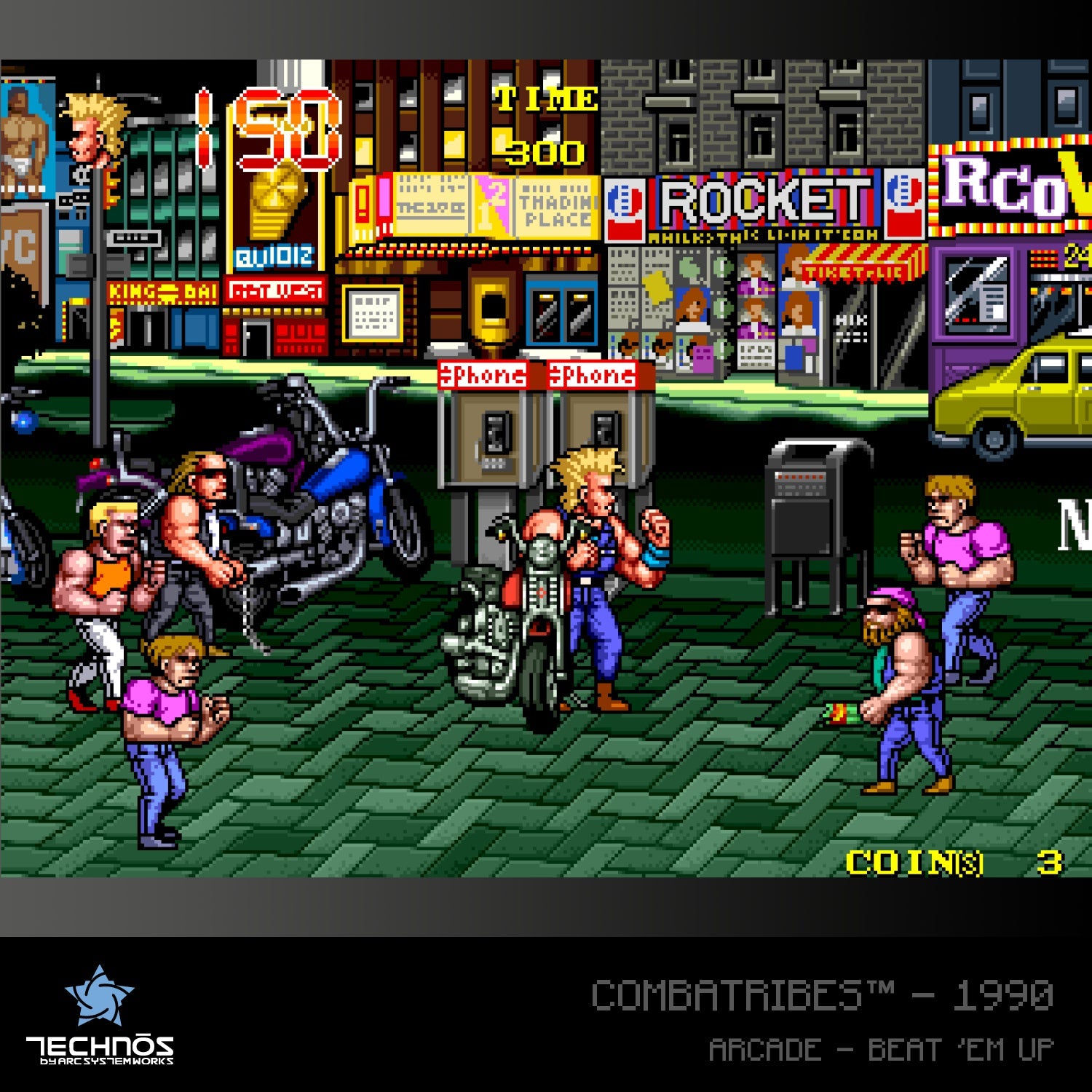 #01 Technos Arcade 1 - Evercade Cartridge