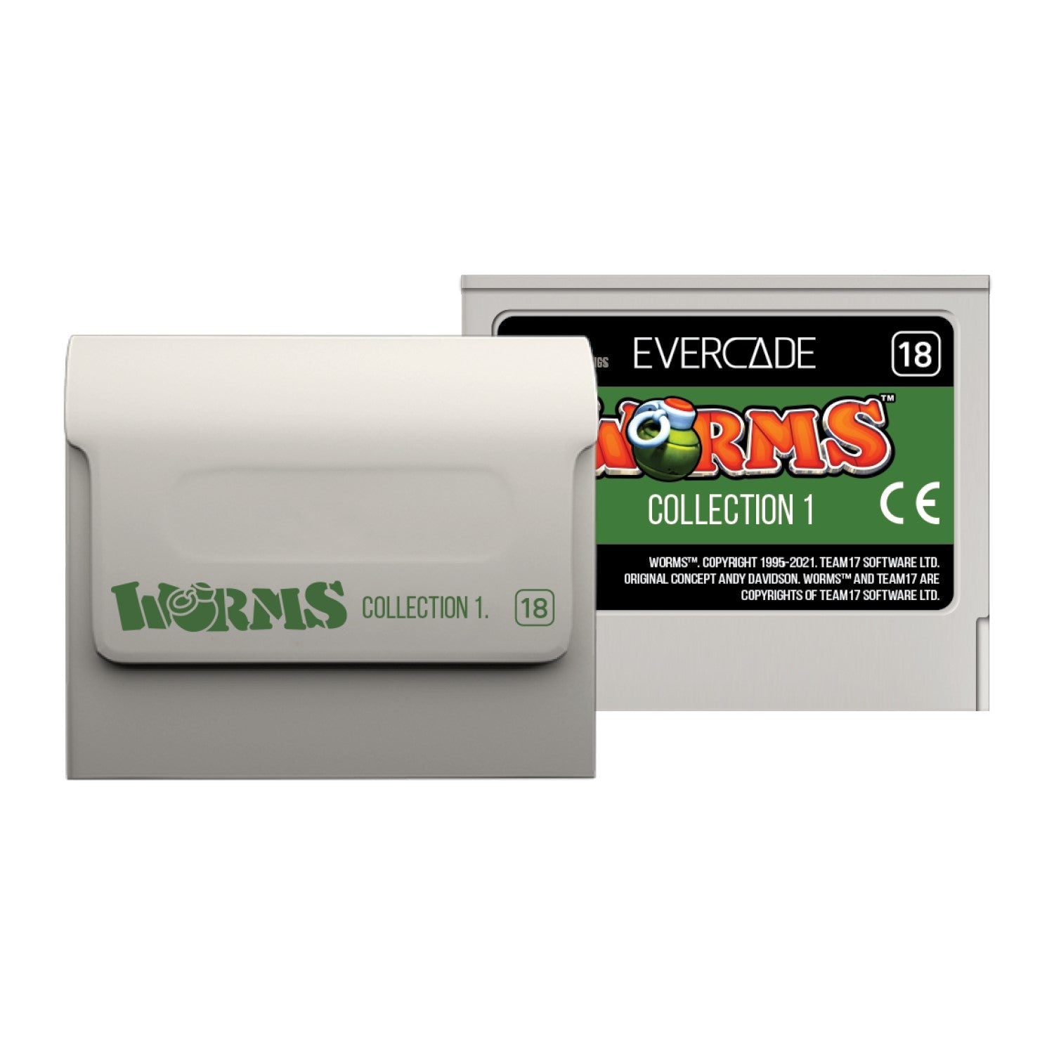 #18 Worms Collection 1 - Evercade Cartridge