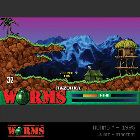 #18 Worms Collection 1 - Evercade Cartridge
