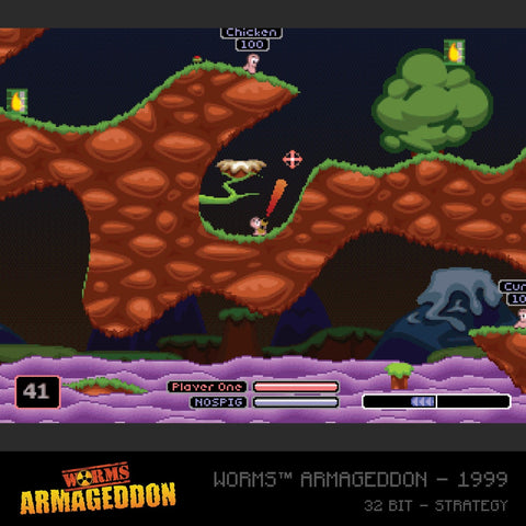 #18 Worms Collection 1 - Evercade Cartridge